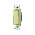 Cooper Wiring Decorator Switch, 15A, 120/277V, Ivory 7501V